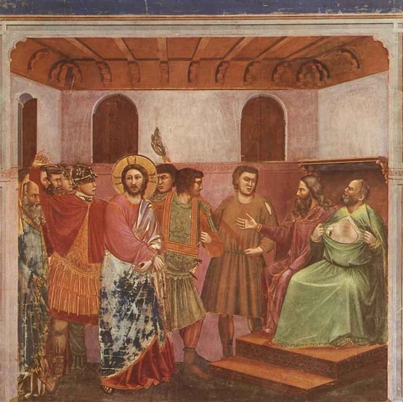 scrovegni - [32] - christ before caiaphas.jpg